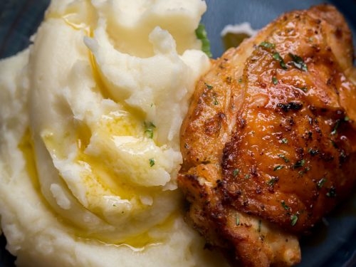 Pulpa de pui dezosata si piure de cartofi - 350g