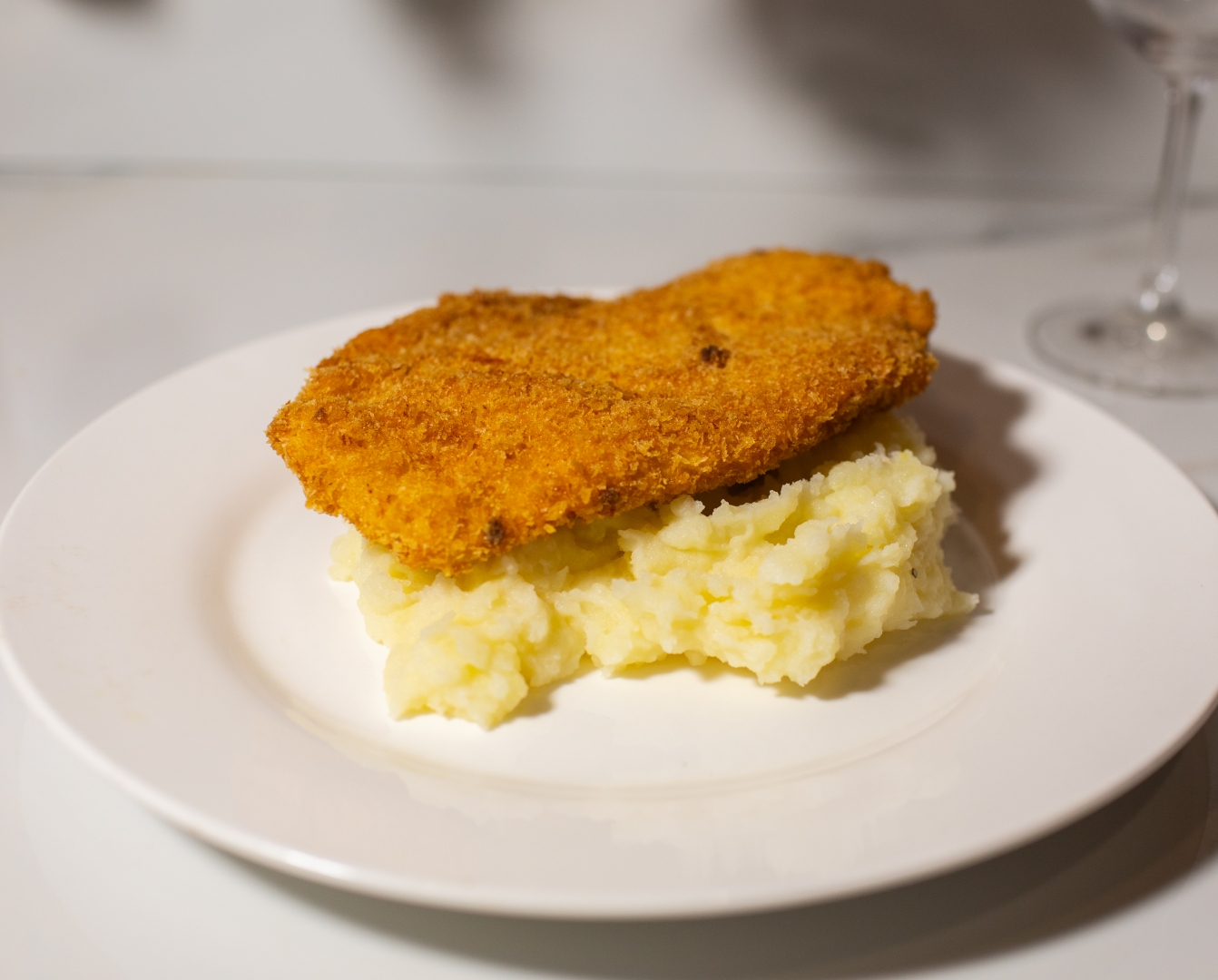 Snitel de pui si piure de cartofi 350g