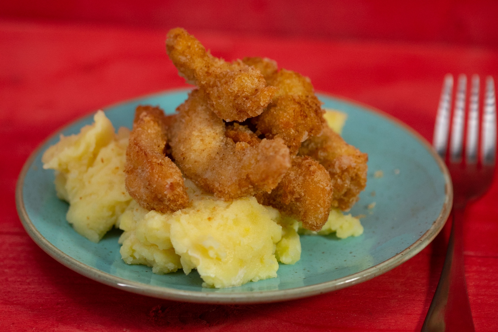 Pui crocant cu piure de cartofi 350g