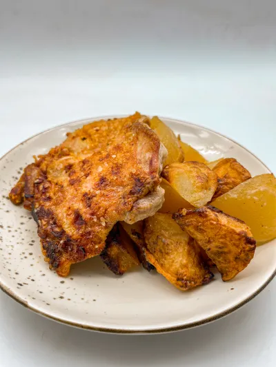 Pulpa dezosata la gratar si cartofi cu rozmarin si usturoi 350g