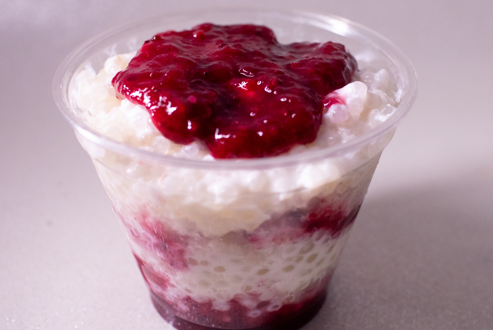 Tapioca cu fructe de padure