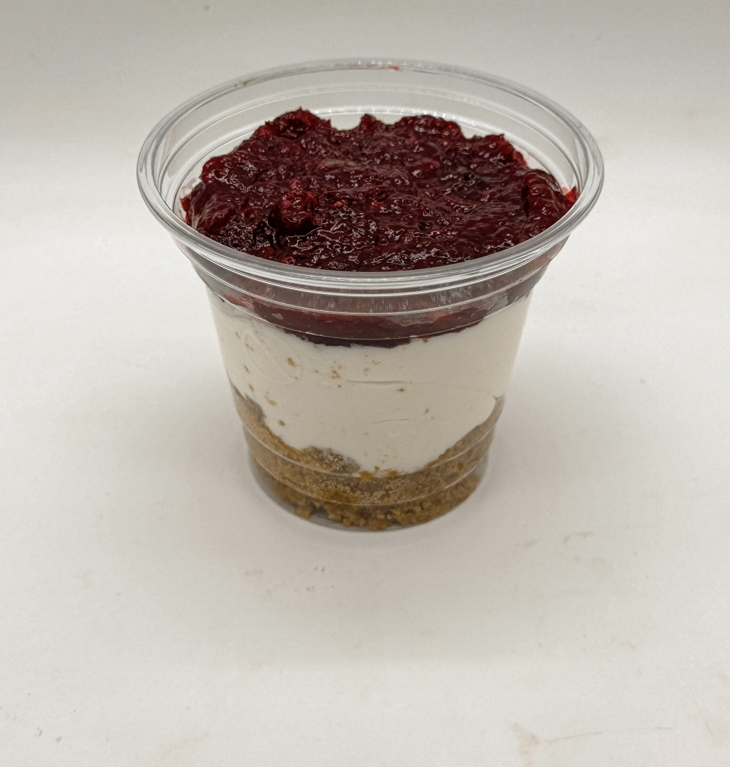 Cheesecake cu fructe de padure (la pahar)