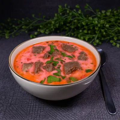 Bors rusesc de vitel
